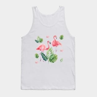 Beautiful Pink Flamingo Tank Top